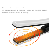 INN® Mini lisseur à charge sans fil USB, lisseur de cheveux de nouveau style portable, droit d'usine et à double usage