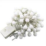 TD® Guirlande Lumineuse LED de Noël 30m 300 Boules DC31V Blanc Chaud 8 modes d'éclairage Lumières Décoratives pour Noël Nouvel an