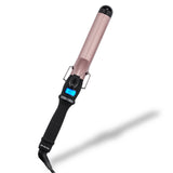TD® Fer à friser LCD à température contrôlée 32mm céramique grand diamètre humide et sec fer à friser anti-brûlure à double usage