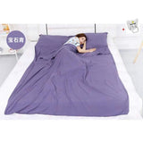 TD® Drap de Sac de Couchage Rectangulaire  Drap de sac Microfibre Pour Camping Hôtel Voyage/equipement de randonnée