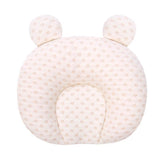 TD® Oreiller bébé anti-biais tête latex oreiller couche d'air coton bébé oreiller stéréotypé oreiller nouveau-né amovible et lavable