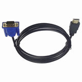 TD® Câble de conversion Câble HDMI vers VGA - câble audio - vidéo - HDMI - VGA - Connectique informatique - accessoire multimédia