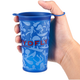 Sports de plein air protection de l'environnement portable TPU pliant tasse d'eau douce tasse d'eau courante marathon tasse d