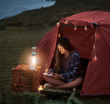 INN® Lampe de camping en plein air chargeant multifonction pratique lumière de secours lampe de poche étanche éclairage de tente