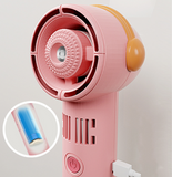 INN® Ventilateur portable à main sans feuilles pulvérisation automatique petit ventilateur dortoir de bureau charge USB mini ventila