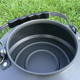 TD® Camping en plein air cafetière théière ensemble extérieur pot bouilloire 4-5 personnes utilisent une bouilloire extérieure