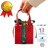 TD® Cloche de Noël Pomme Boîte Cadeau Boîte Saint Valentin Boîte Cadeau Boîte D'emballage Boîte Cadeau De Noël Cadeau Boîte Vide 5pa