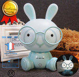TD® Veilleuse Enfant LED Lapin  USB Décoration chambre d'intérieur pour enfants luminosité réglable interrupteur tactile
