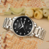 INN® Montres à bracelet en acier à double calendrier pour hommes, cadeaux de montres à bracelet de mode Montres à quartz pour  homme