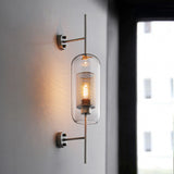 Applique boule en verre Style industriel Luxe léger le salon couloir rayon escaliers chambre chevet