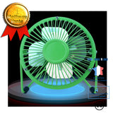 TD® ventilateur usb silencieux voiture pc bureau sur pied de bureau pour chambre oscillant leger vert pas cher design 360° puissant