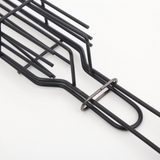 Barbecue extérieur maille clip poignée en bois barbecue poignée de main saucisse grillée brochettes de hot-dog maille de barb