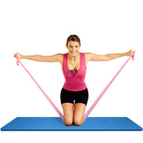 TD® Bande de Yoga Élastique Ceinture En Latex 2 M Bande De Tension Naturelle Femme Yoga Sport Fitness Maison - Couleur Aléatoire
