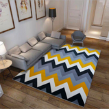 TD® Tapis de salon moderne 120x160cm polyester multicolore géométrique