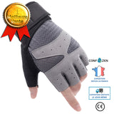 Gants de fitness gants de sport à demi-doigts pour hommes et femmes, gants de protection de poignet étendus, gants respirants