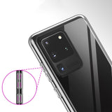 TD® Samsung Galaxy S20Ultra Phone Case Transparent européen et américain étui de protection TPU Soft Shell anti-rayures