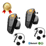 TD® Kit mains libres auto-moto voix claire communication oreillette réponse téléphone distance de transimission 800-1000 radio FM
