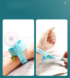 INN® Ventilateur Ventilateur de montre pour enfants Chargement USB petit ventilateur Ventilateur de montre silencieux portable étudi