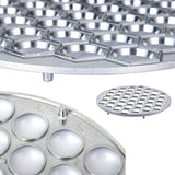 TD® Moule à raviolis en fonte d'aluminium à 37 trous pour outil de bricolage de cuisine de raviolis de pâtisserie