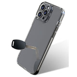 TD® Étui de téléphone portable pour iPhone13ProMax groove transparent acrylique deux-en-un couvercle de protection transparent