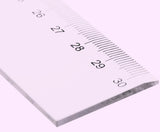 TD® Règle transparente 30cm scolaire arts plastiques école fournitures traçage trait point 30 cm de longueur règle d'école