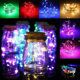 TD® Guirlande lumineuse LED à Piles - En cuivre - 50 Ampoules - Violet - 5M - guirlande lumineuse décoration intérieure (sans pile)