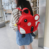 TD® Cartable mignon rouge animal petit cartable enfants motif souris mini sac à dos garçons fille petit sac motif collège maternelle