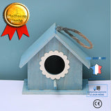 TD® Nid d'oiseau nid d'oiseau décoration cage à oiseaux extérieur maison d'oiseau décoration maison d'oiseau en bois