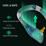 TD® Nouveau ventilateur ventilateur de charge USB ventilateur de cou suspendu ventilateur de cou suspendu sans lame