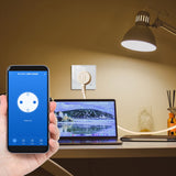 Prise intelligente WiFi prise de synchronisation d'application 16A puissance télécommande sans fil prise de maison intelligente