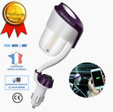TD® humidificateur d'air voiture usb electrique allume cigare charge rapide chargeur 3.0 silencieux electrique purificateur desorisa