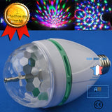 TD® Ampoule E27 LED à Festival de lumières/ Effets Multicolores de lumière/ RGB 3 W Projecteur Cristal lumière Piste de Danse