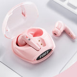 TD® Casque Bluetooth sans fil Bluetooth 5.0 Annulation intelligente du bruit  Affichage numérique HD Batterie longue durée Casque de