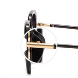 TD® Lunettes de soleil femmes haut de gamme ins mode lunettes de soleil grand cadre dames lunettes de tir de rue