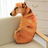 TD® Drôle 3D Dog Imprimer Coussin Coussin créatif mignon poupée en peluche cadeau Home Décor  Coussin de chien souple Modèle:：Akita