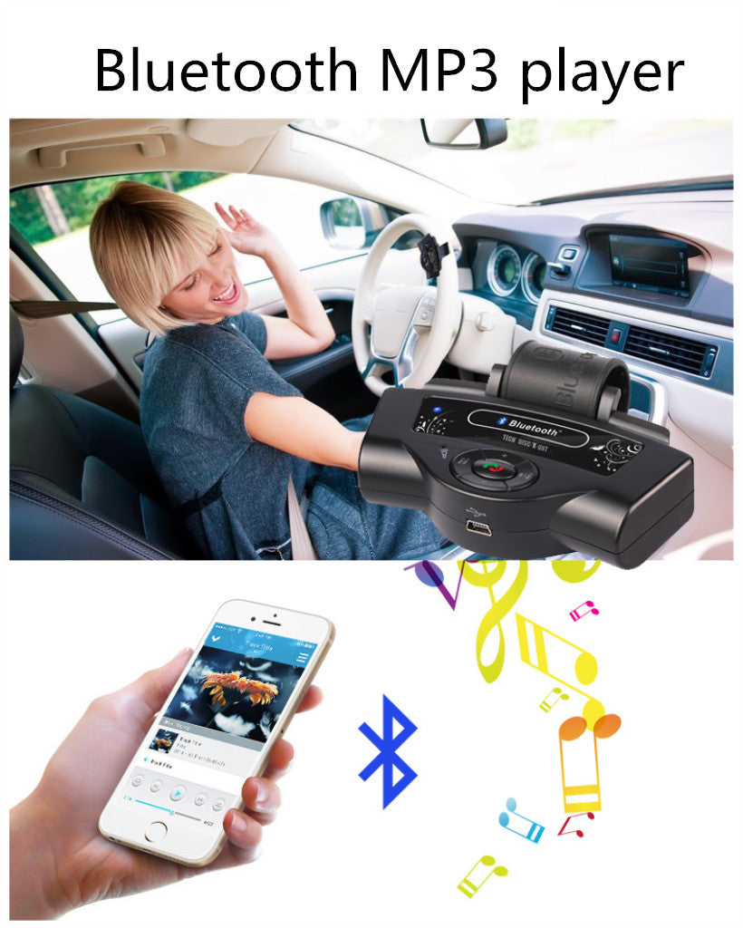 TD® Bouton de volant de voiture Bluetooth kit mains libres téléphones conduite en sécurité bouton original sans fil musique lecteur