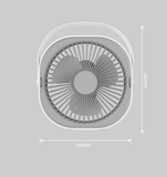 INN® Ventilateur USB, Mini Ventilateur, Ventilateur Rechargeable Silencieux Portable 360 ° Réglable 3 Modes Ventilateur de Bureaux a