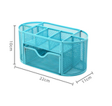 TD® Porte-stylo créatif grande capacité bureau personnalité de la mode décoration de bureau multifonctionnel fer creux fer maille bo