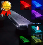TD® Veilleuse 3D Lampe Planche À Roulettes 7 Couleur Led Veilleuses Pour Enfants Touche Led Usb Table Lampara Lampe Bébé Veilleuse V
