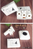 TD® papier thermique mini imprimante hp portable polaroid photo blanc feuille de rechange 3 rouleaux petit pour boite pratique image