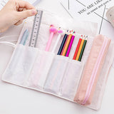 TD® Multifonctionnel créatif animal rouleau crayon sac étudiant personnalité crayon sac dessin animé stylo rideau multi-usage crayon