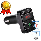 TD® Transmetteur FM  de voiture Double USB Bluetooth 4.1/ Chargeur Kit mains libres voiture Transmetteur FM Lecteur MP3