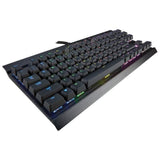 TD® Clavier Mécanique Compact Gaming K65 RGB QWERTY Haut Rendement rétroéclairage Lumineux LED / Multifonctionnel /  Noir