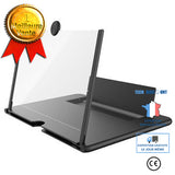 TD® Support de plaque mince pour amplificateur d'écran de téléphone portable pliable HD pour la maison - NOIR