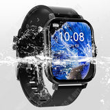 TD® Écran tactile Smart Watch Sports Imperméable Multifonction Détection de corps Appel Bluetooth dynamique montre connectée