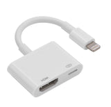 TD® Convient pour iPhone vers HDMI même câble d'écran Câble adaptateur Lightning vers HDMI Câble TV HD 7/8 / XS