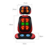 TD® APPAREIL DE MASSAGE fauteuil siege massant chauffant démontable multifonction pour le dos et le cou