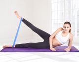 TD® Bande d'exercice élastique en silicone Squat exercice bande d'étirement anneau de résistance de yoga