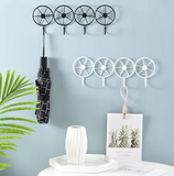 Crochet fer Art crochet rond poinçon gratuit créatif mignon cabine d'essayage porte-manteaux clé d'entrée décoration d'entrée