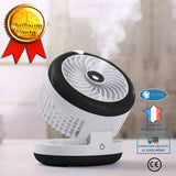 INN® Ventilateur, spray, humidificateur, glacière, portable, rechargeable, étudiant USB rechargeable, petit ventilateur de climatisa